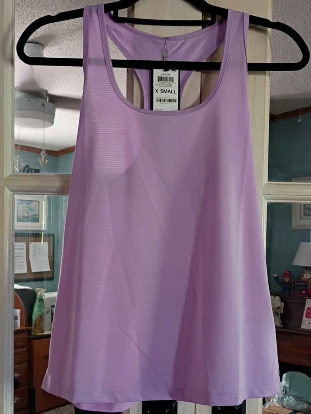 Ideology Light Lavender Racerback Tank Top